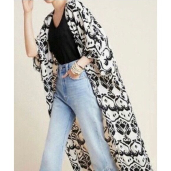Anthropologie Bel Kazan open front kimono duster One Size ALL SiZES - Picture 1 of 10